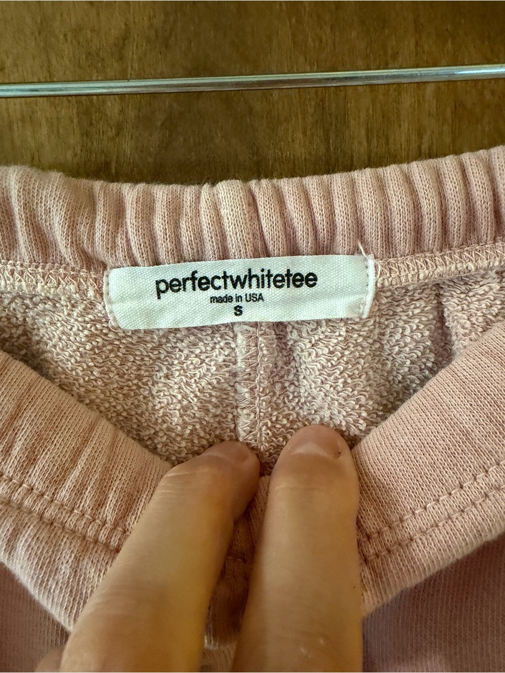 Perfectwhitetee sweats pink size S - Picture 2 of 2